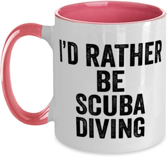 I'd Rather Be Scuba Diving Ceramic Mug