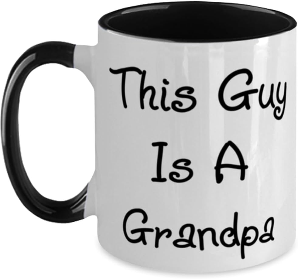 This Guy Is A Grandpa, Cool Grandpa Gifts, For Grandpa Ceramic Mug