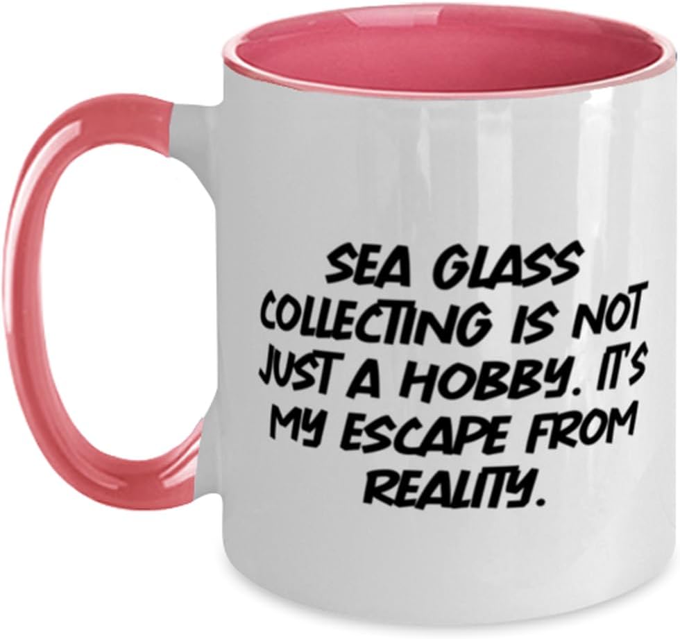 Sea Glass Collecting Is Not Just.., Sea Glass Collecting Ceramic Mug