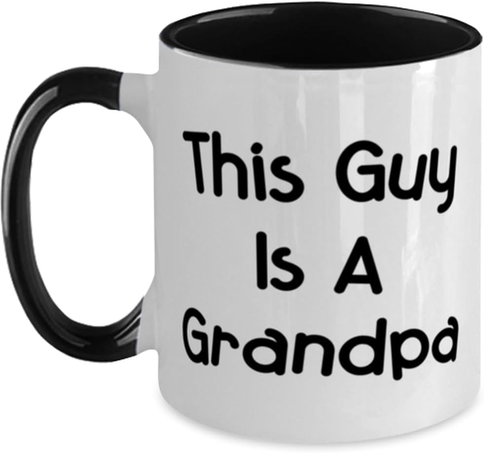 This Guy Is A Grandpa Funny Ceramic Mug