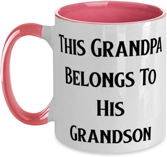 Perfect Grandpa, This Grandpa Belongs To His Grandson, For Ceramic Mug