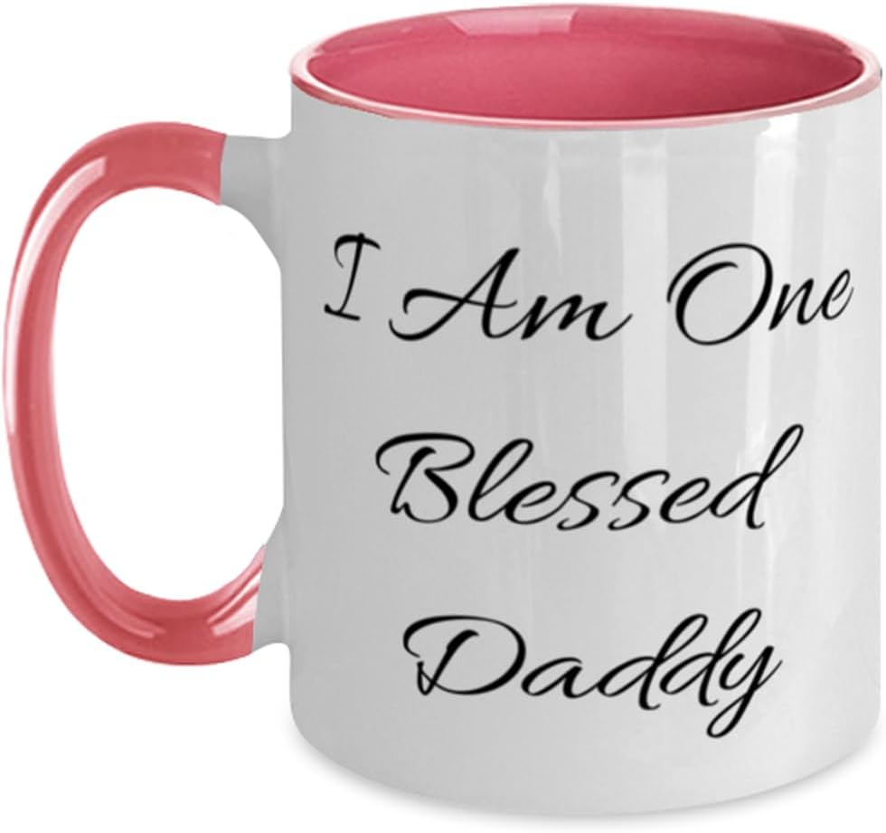 I Am One Blessed Daddy Funny Fathers Day Ceramic Mug