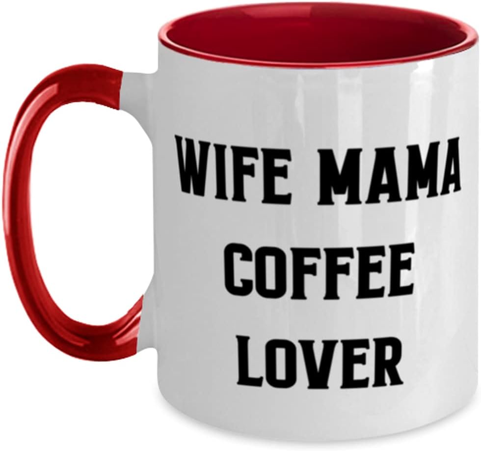 Cool Mama, Wife Mama Coffee Lover, Present For Mom, Epic Ceramic Mug