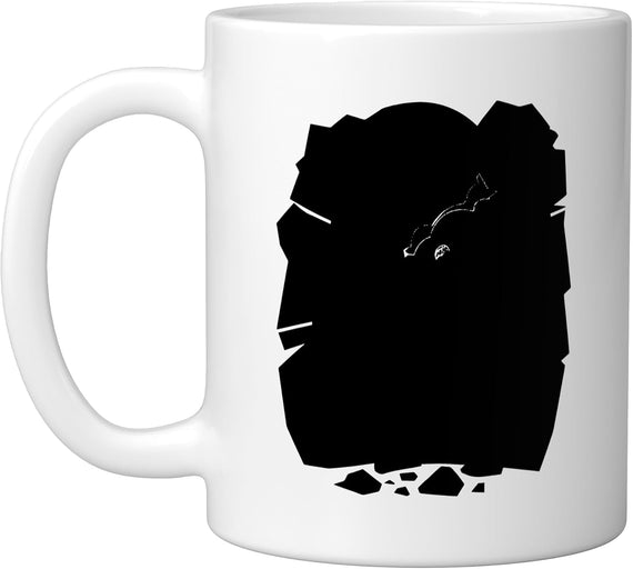 Evolution Canyoneering Canyoneer Progression Illustration Ceramic Mug