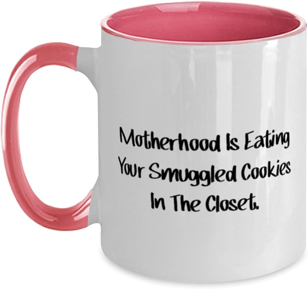 Special Mommy, Motherhood Is Eating Your Smuggled Cookies Ceramic Mug
