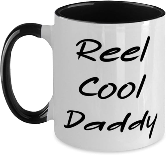 Beautiful Daddy Gifts, Reel Cool Daddy From Son Christmas Ceramic Mug