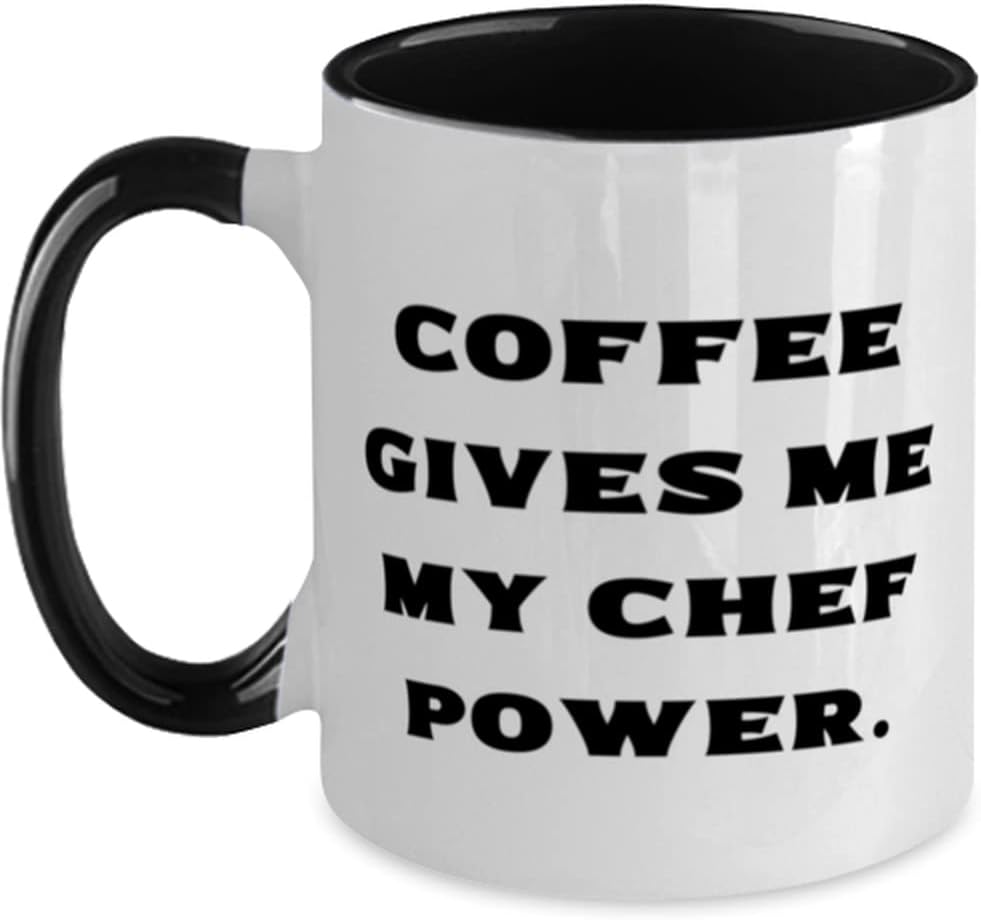 Special Chef Gifts, Coffee Gives Me My Chef Power, Best Ceramic Mug