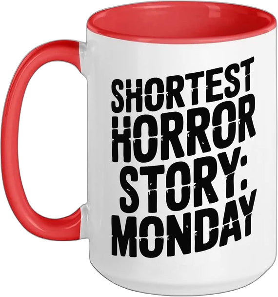 Shortest Horror Story Monday Distressed Fall Ceramic Mug