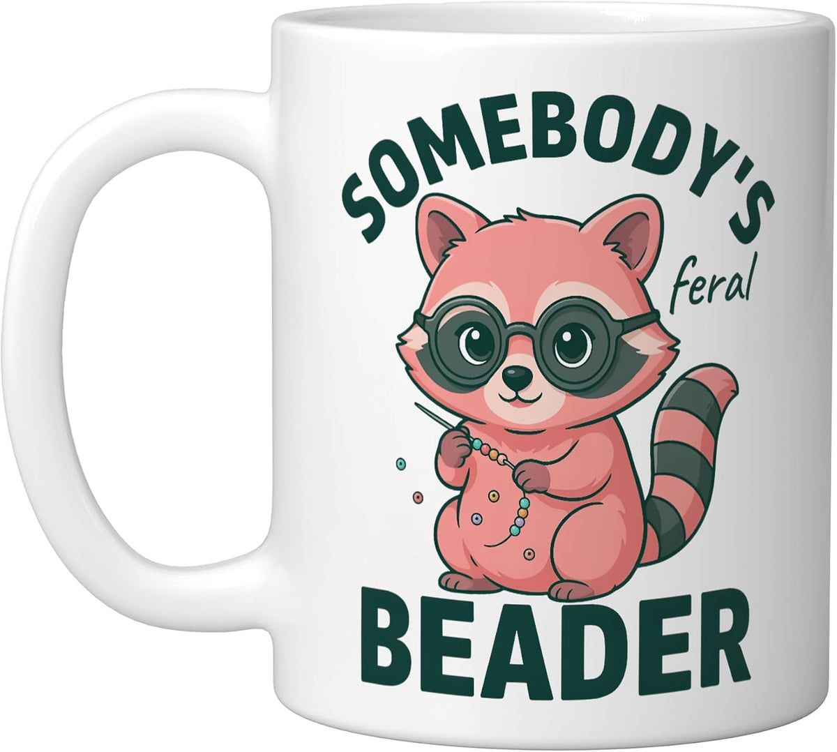 Beading Beadwork Stringing Beadcraft Beader Bead Ceramic Mug