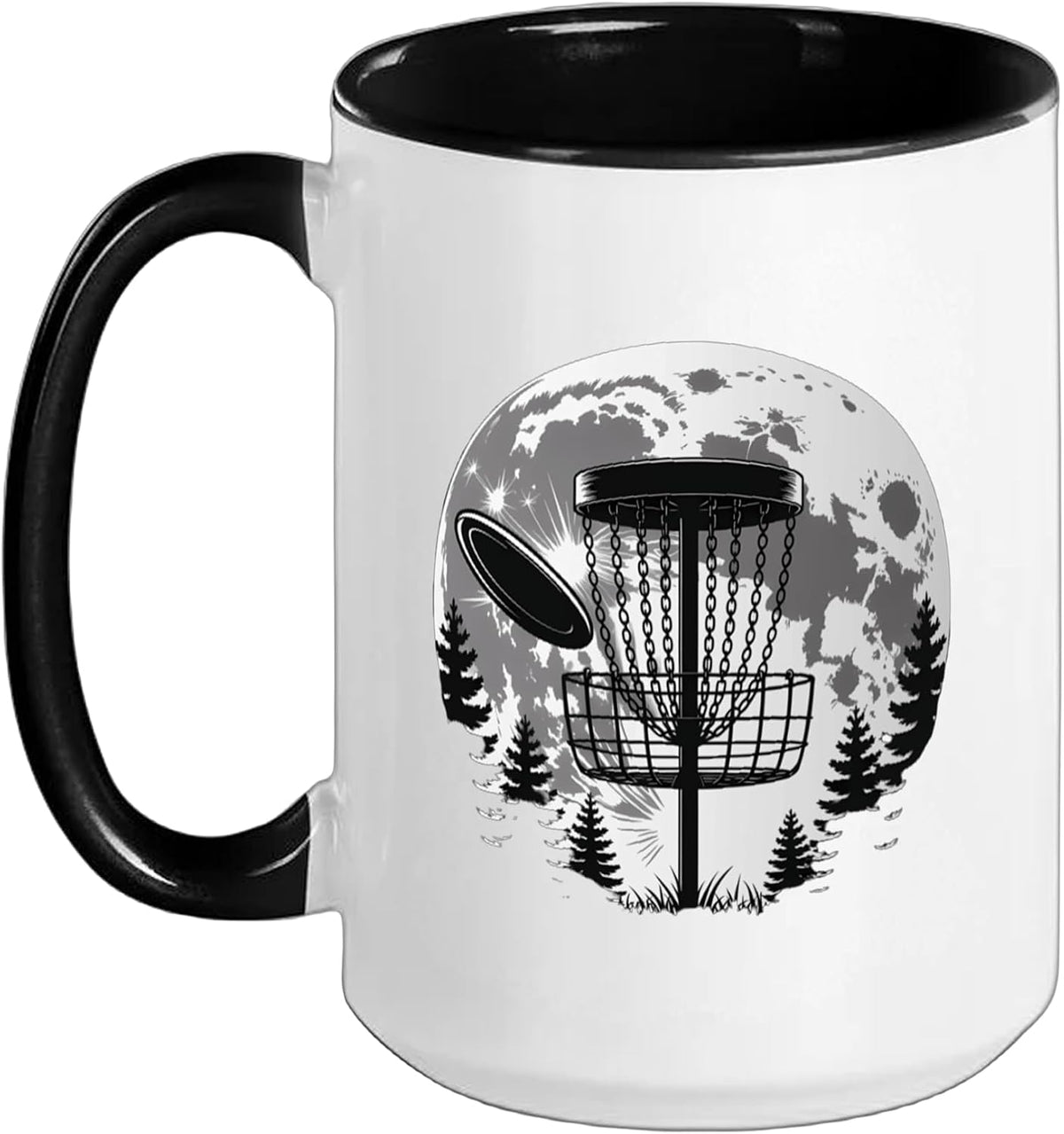 Disc Golf Basket Frolfing Disc Golf Player Disc Golfer Ceramic Mug