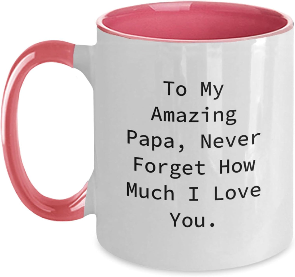 To My Amazing Papa Never Forget How Much I Love You Ceramic Mug