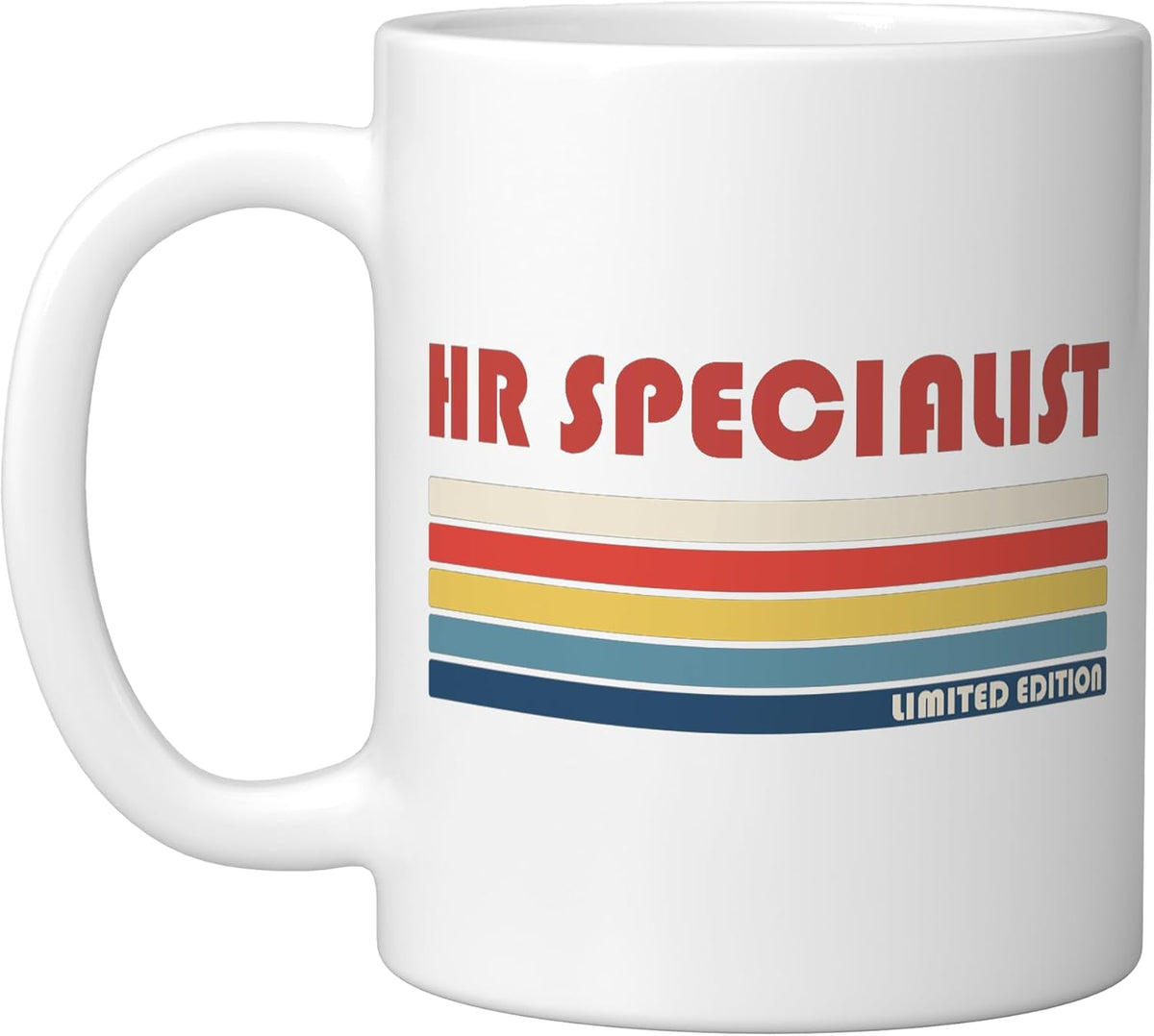 Hr Specialist Limited Edition Retro Stripes Ceramic Mug