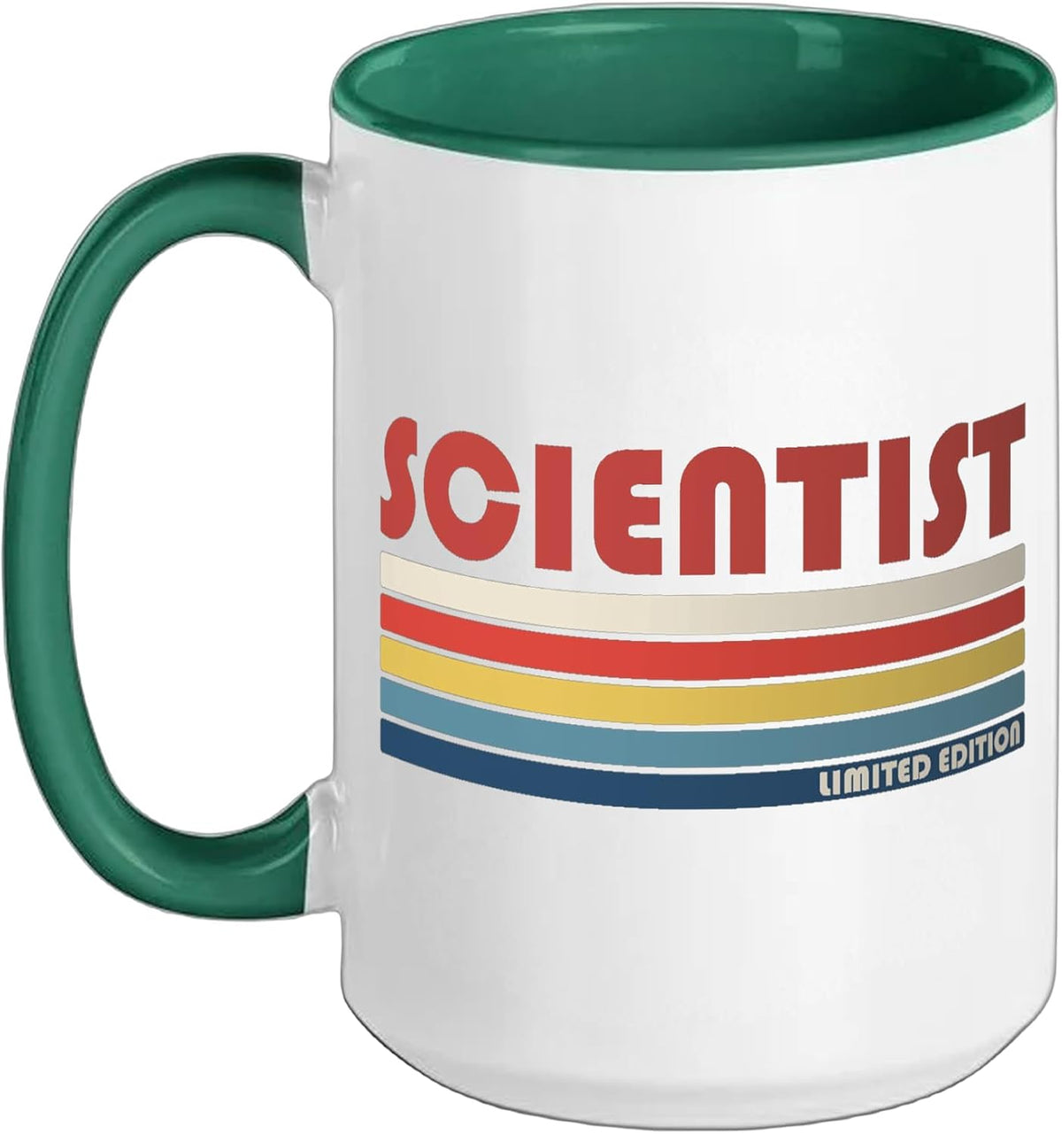 Scientist Limited Edition Retro Typography Ceramic Mug