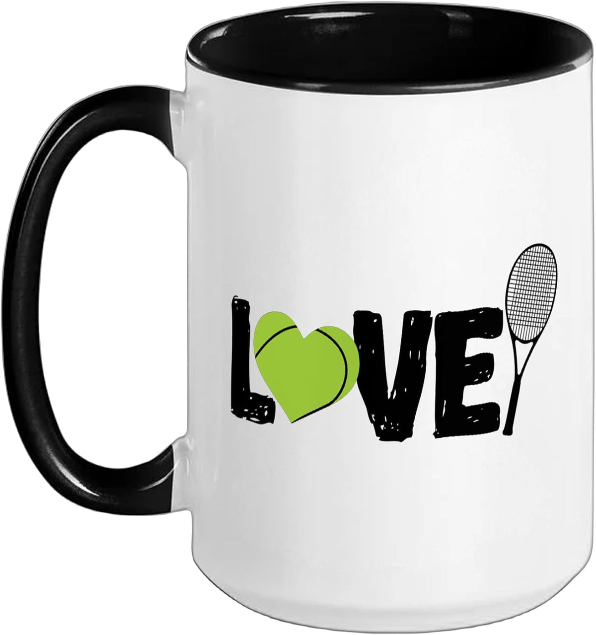 Tennis Love Tennis Racket Ceramic Mug