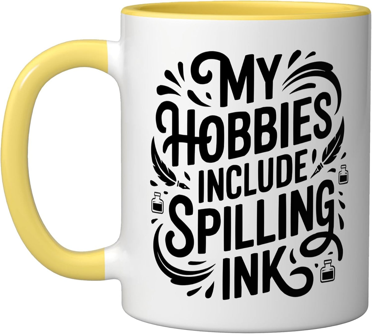 Calligraphy Calligraphic Writing Lettering Typography Ceramic Mug