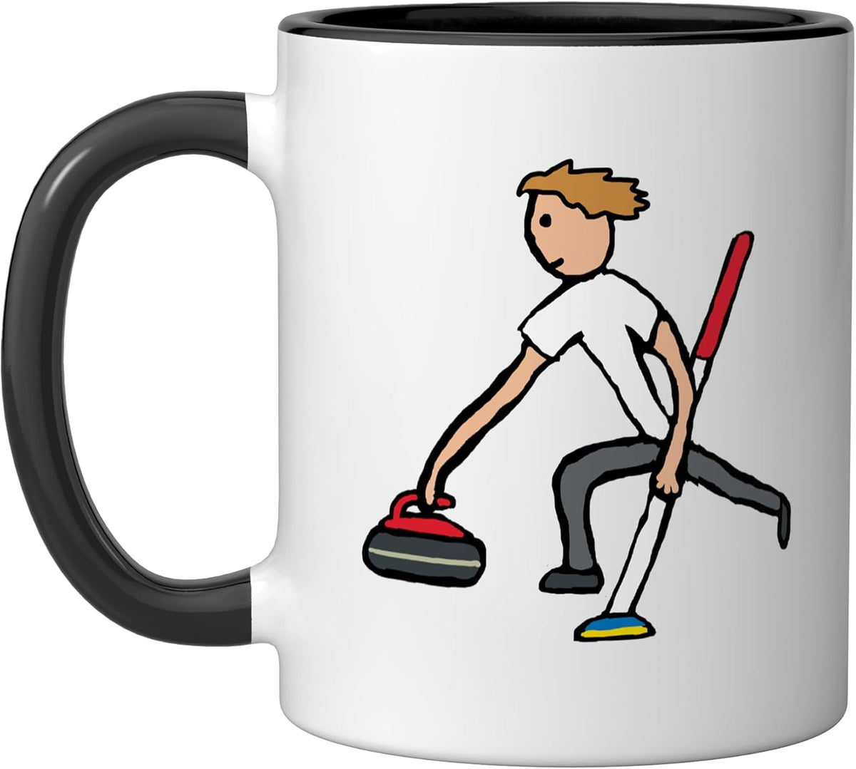Curling Ceramic Mug