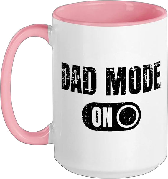 Dad Mode Switch Active Fathers Ceramic Mug