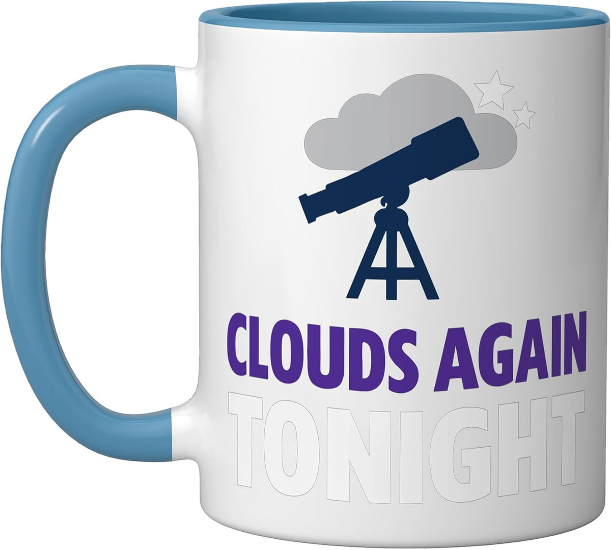 Planetary Observer Telescope Astronomy Amateur Astronomer Ceramic Mug