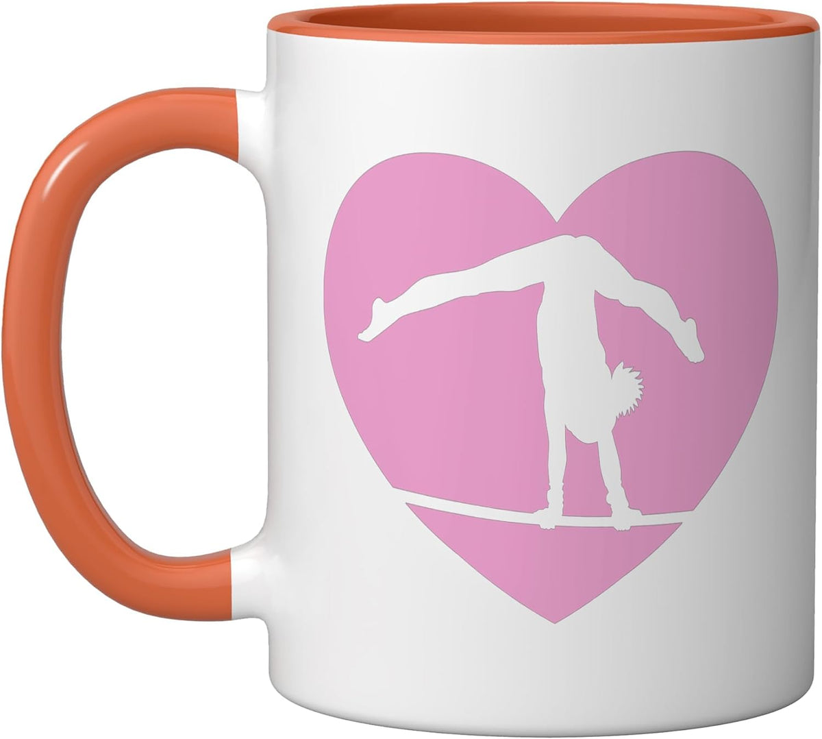 Gymnastics Gymnast Artistic Aesthetic Rhythmic Wheel Beam Ceramic Mug