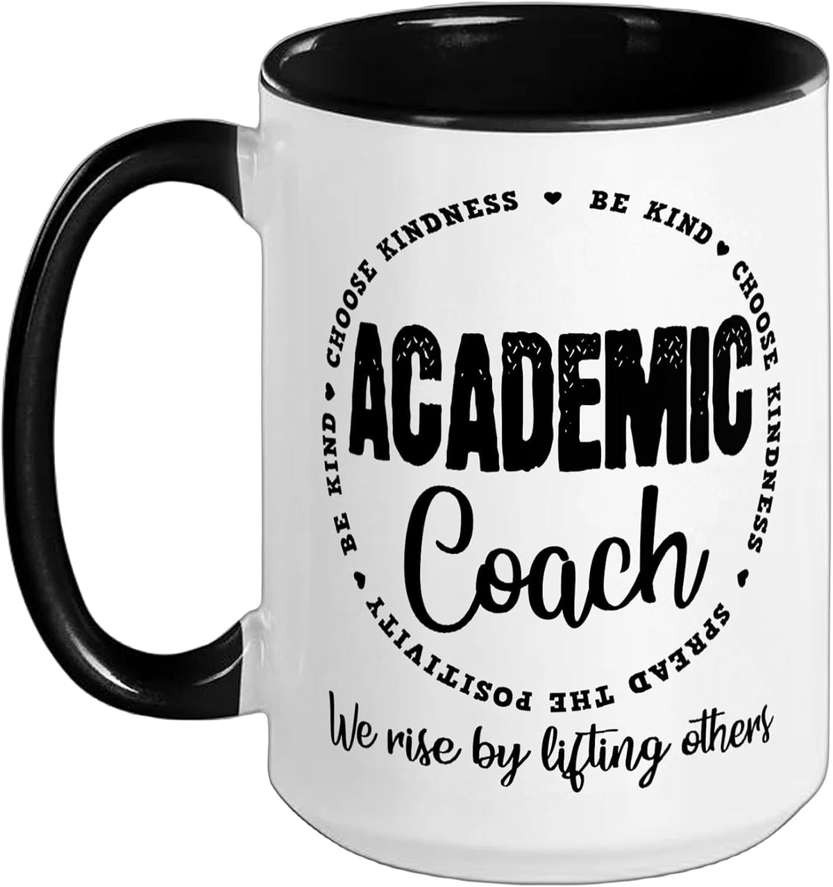 Academic Coach Choose Kindness Circle Ceramic Mug
