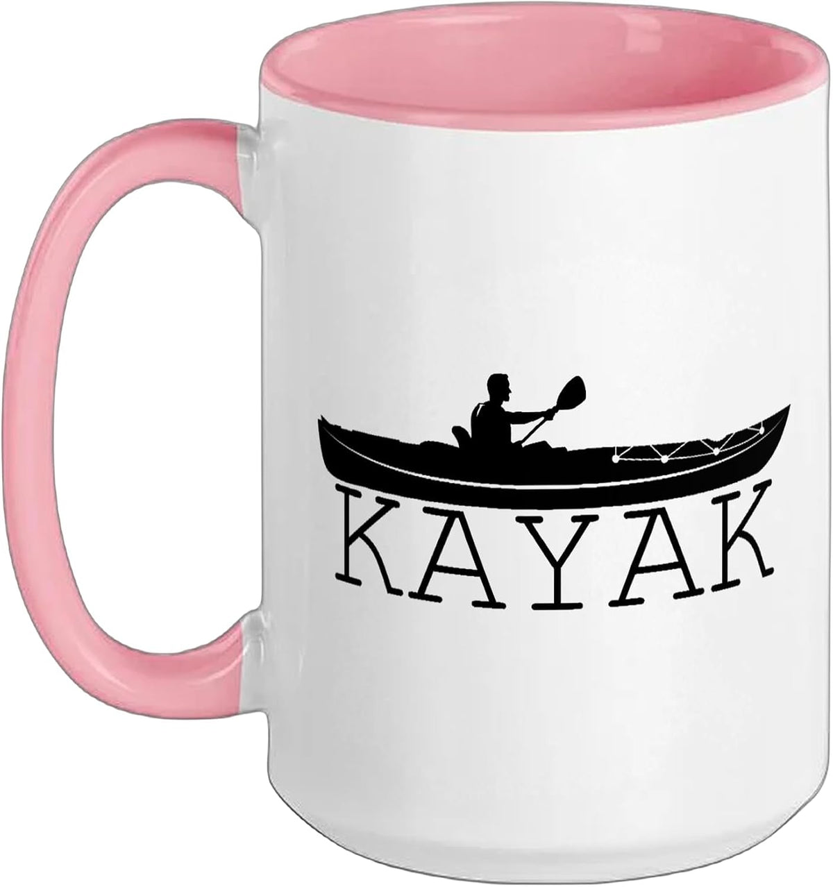 Kayak Paddle Boat Water Sports Canoeing Ceramic Mug