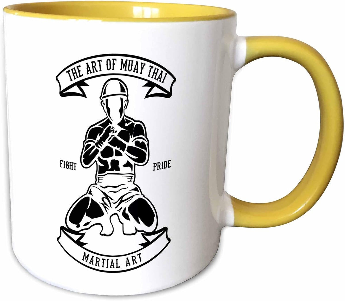Martial Arts Fighter. Art Of Muay Ceramic Mug