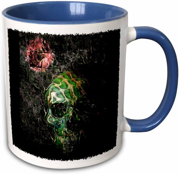 Fear Of Dark Skull Gothic Gothica Rock Music Halloween Ceramic Mug