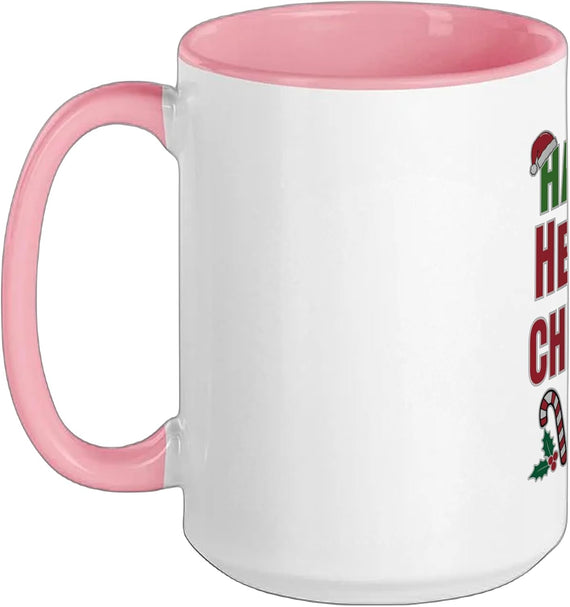 Having A Heavenly Christmas Time Family Name Ceramic Mug