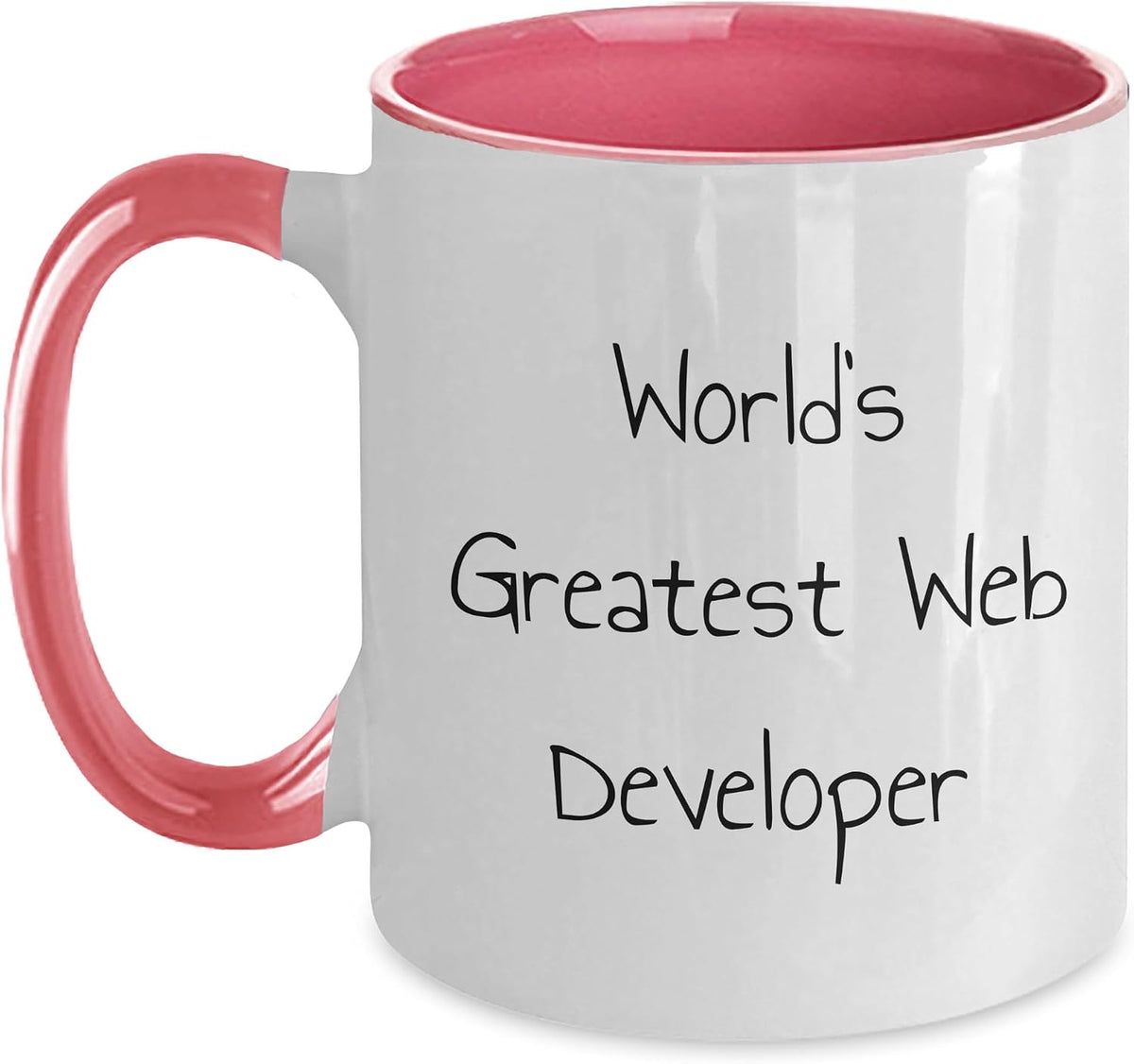Funny World's Greatest Web Developer, For Father's Day Ceramic Mug