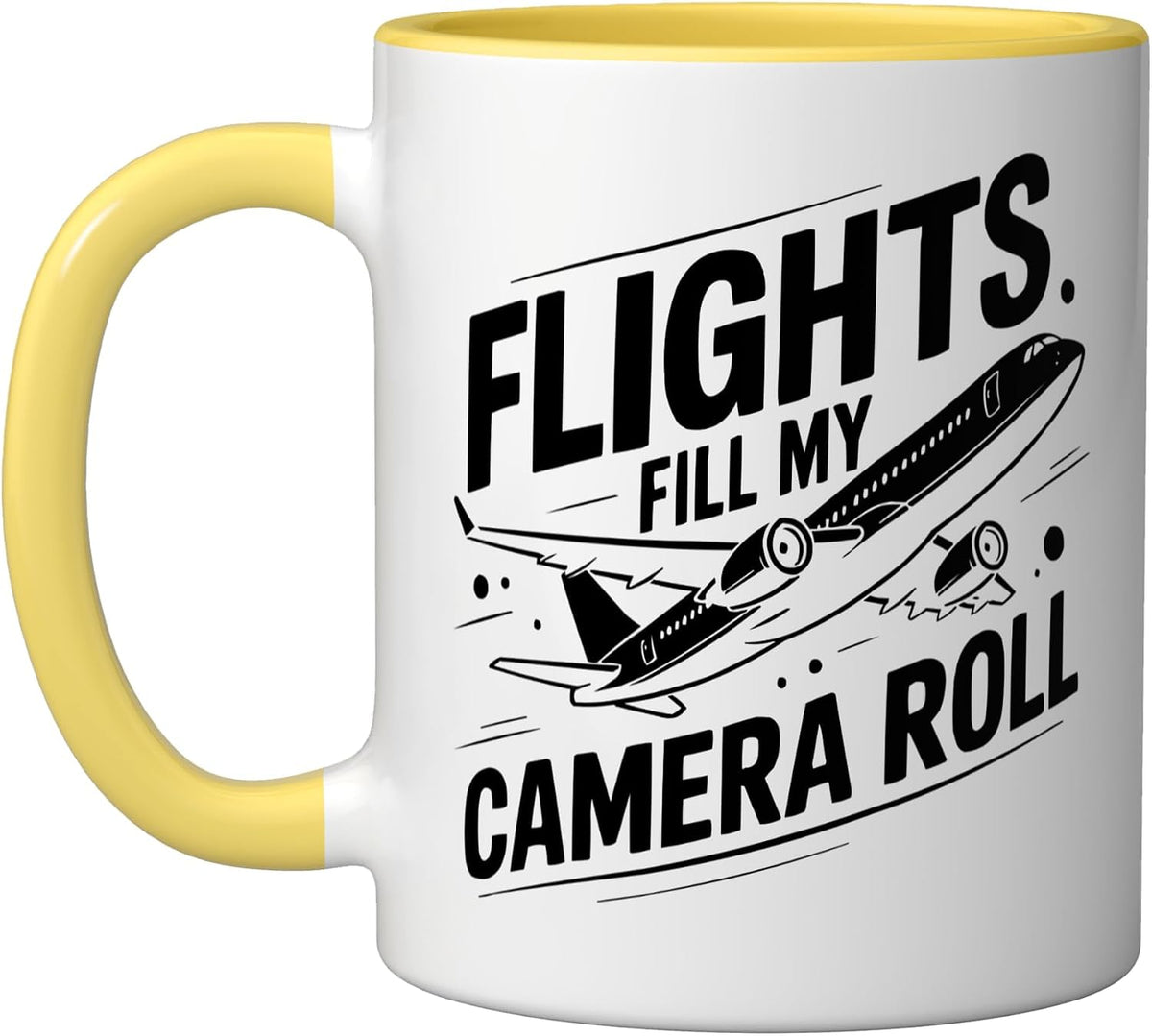 Aviation Enthusiast Airplane Lover Airport Plane Spotter Ceramic Mug