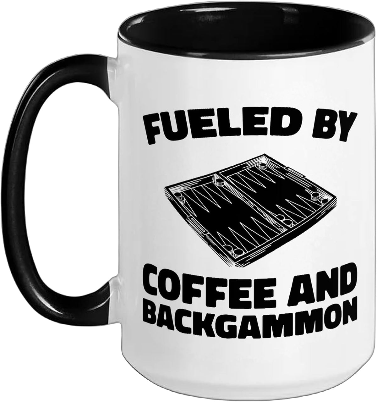 Strategy - Board Game Dice Backgammon Ceramic Mug