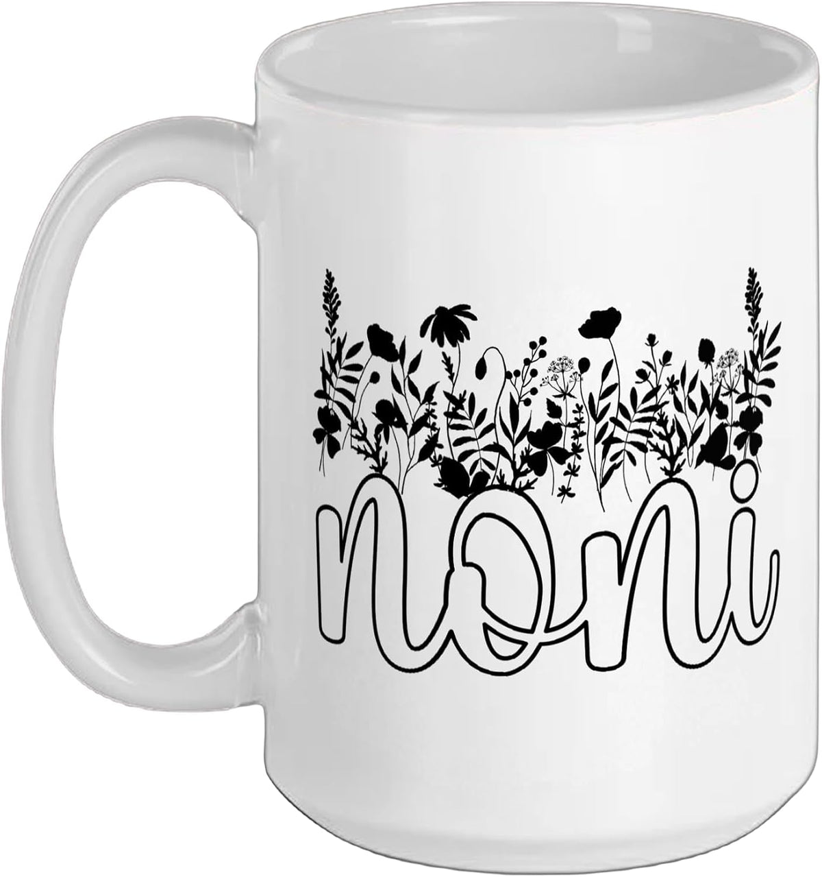 Noni Grandma Noni Grandmother Flowers Noni Christmas Ceramic Mug