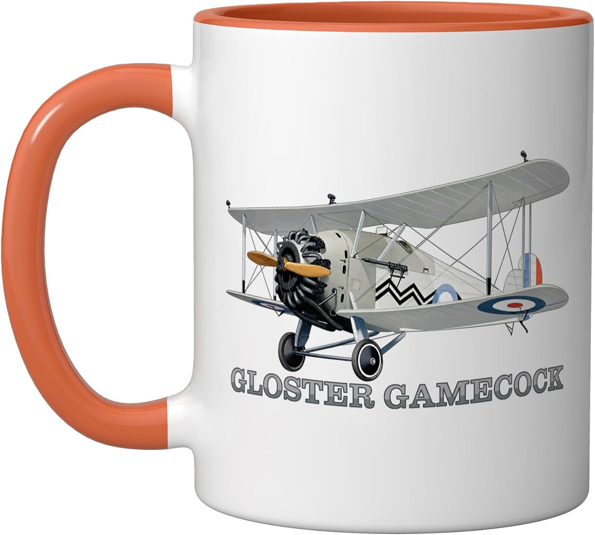 Gloster Gamecock 1920s British Biplane Fighter Aircraft Ceramic Mug