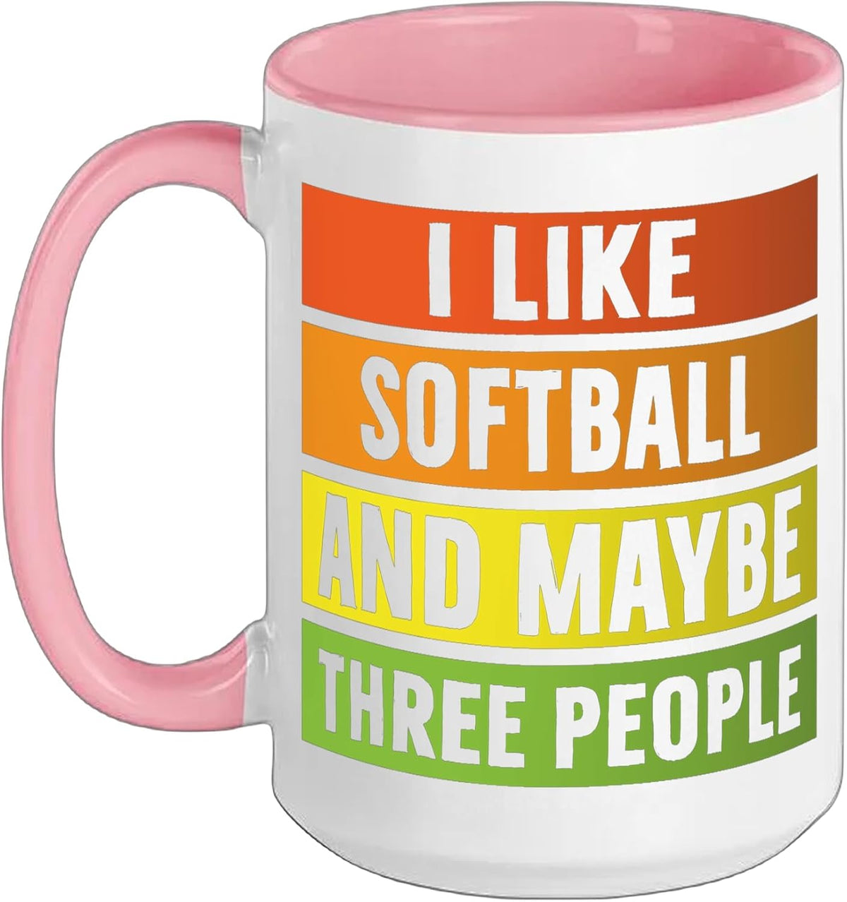 I Like Softball Sports Softball Ball Sport Ceramic Mug