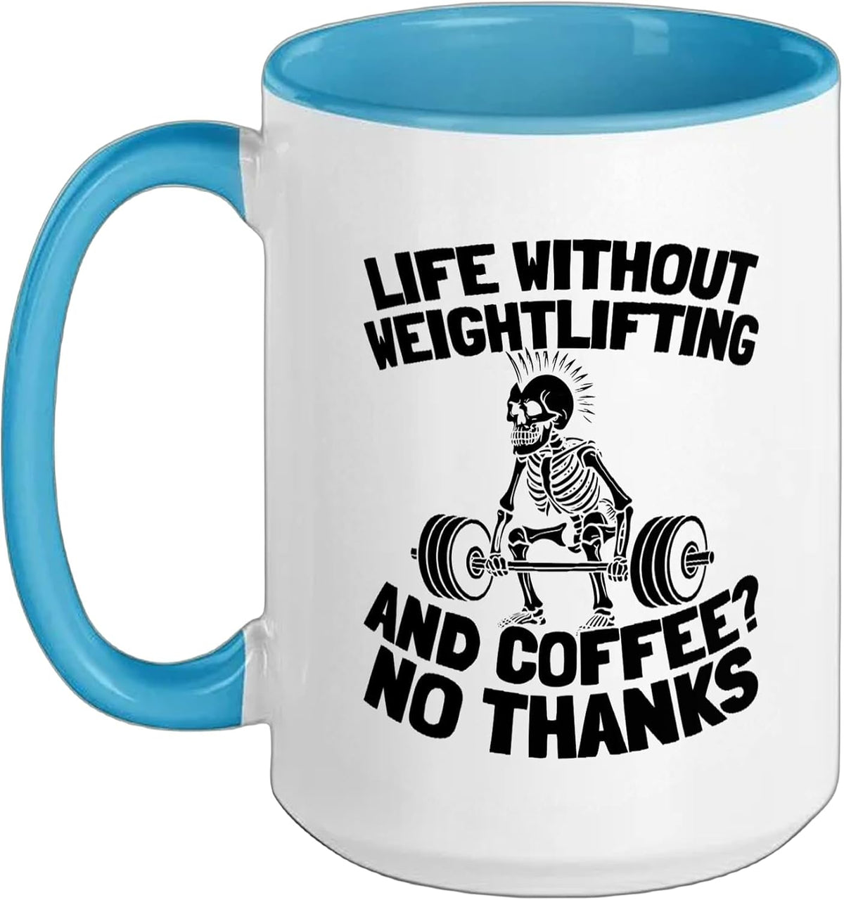 Weightlifting Lifting Bar - Weights Weightlifter Ceramic Mug