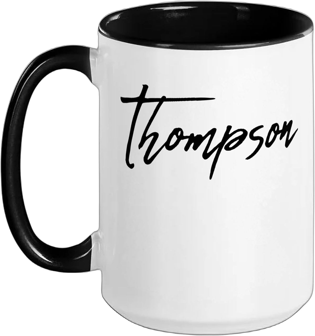Beautiful Handwritten Font Thompson Calligraphy Ceramic Mug