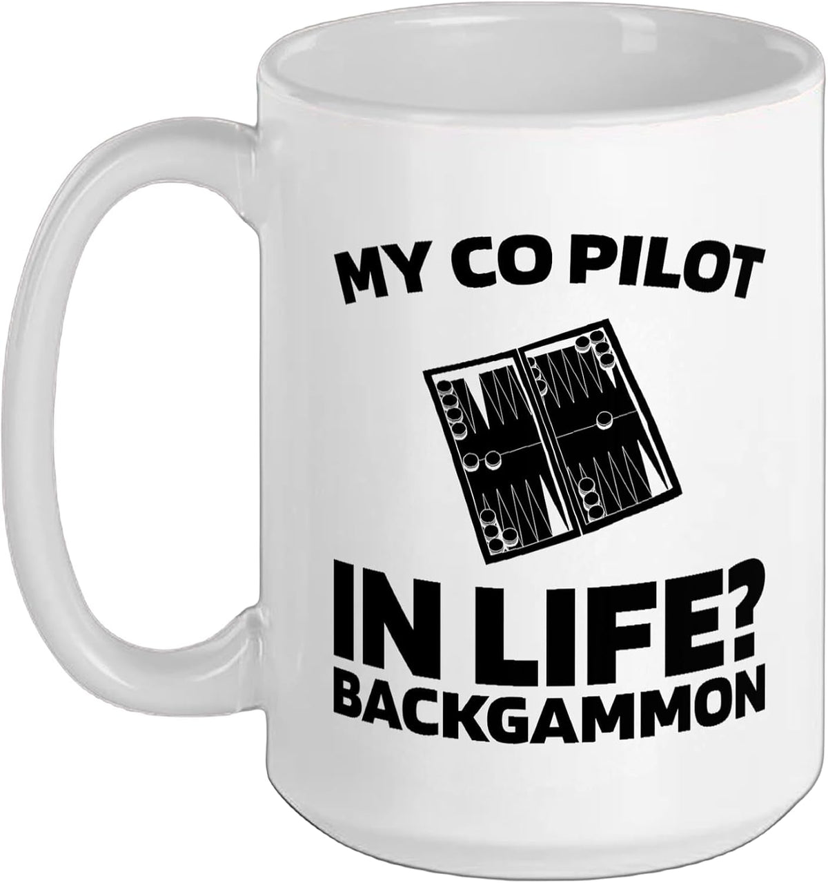 Board Game - Dice Strategy Backgammon Ceramic Mug