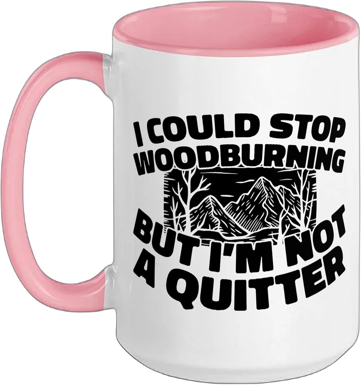 Art Craft - Pyrography Woodburning Ceramic Mug