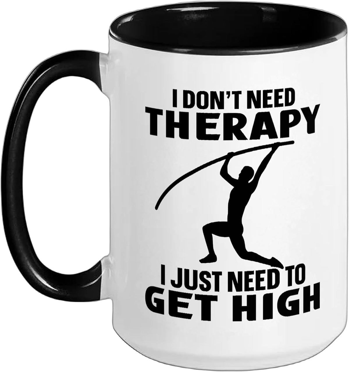 Pole Vaulting Funny Pole Vault Ceramic Mug