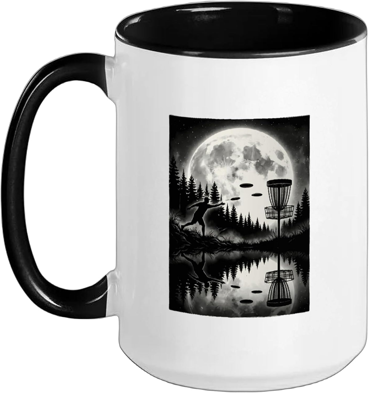 Disc Golf Basket Frolfing Disc Golf Player Disc Golfer Ceramic Mug