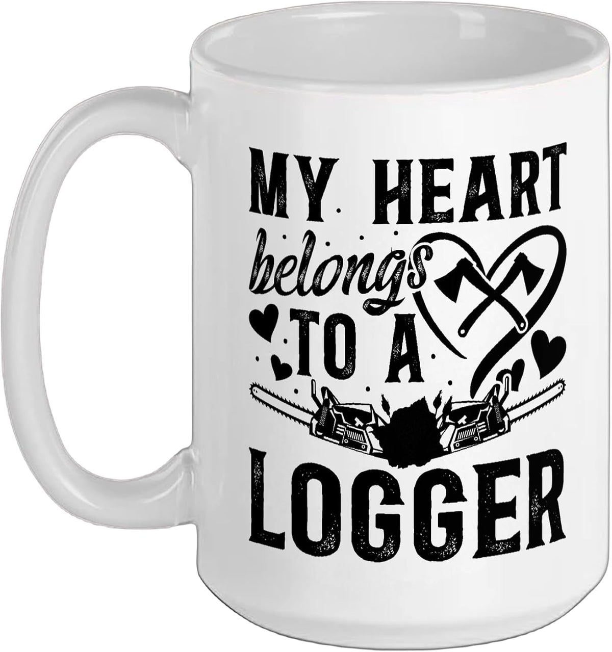 Logger Wife Proud Logger's Wife Of A Logger Christmas Ceramic Mug