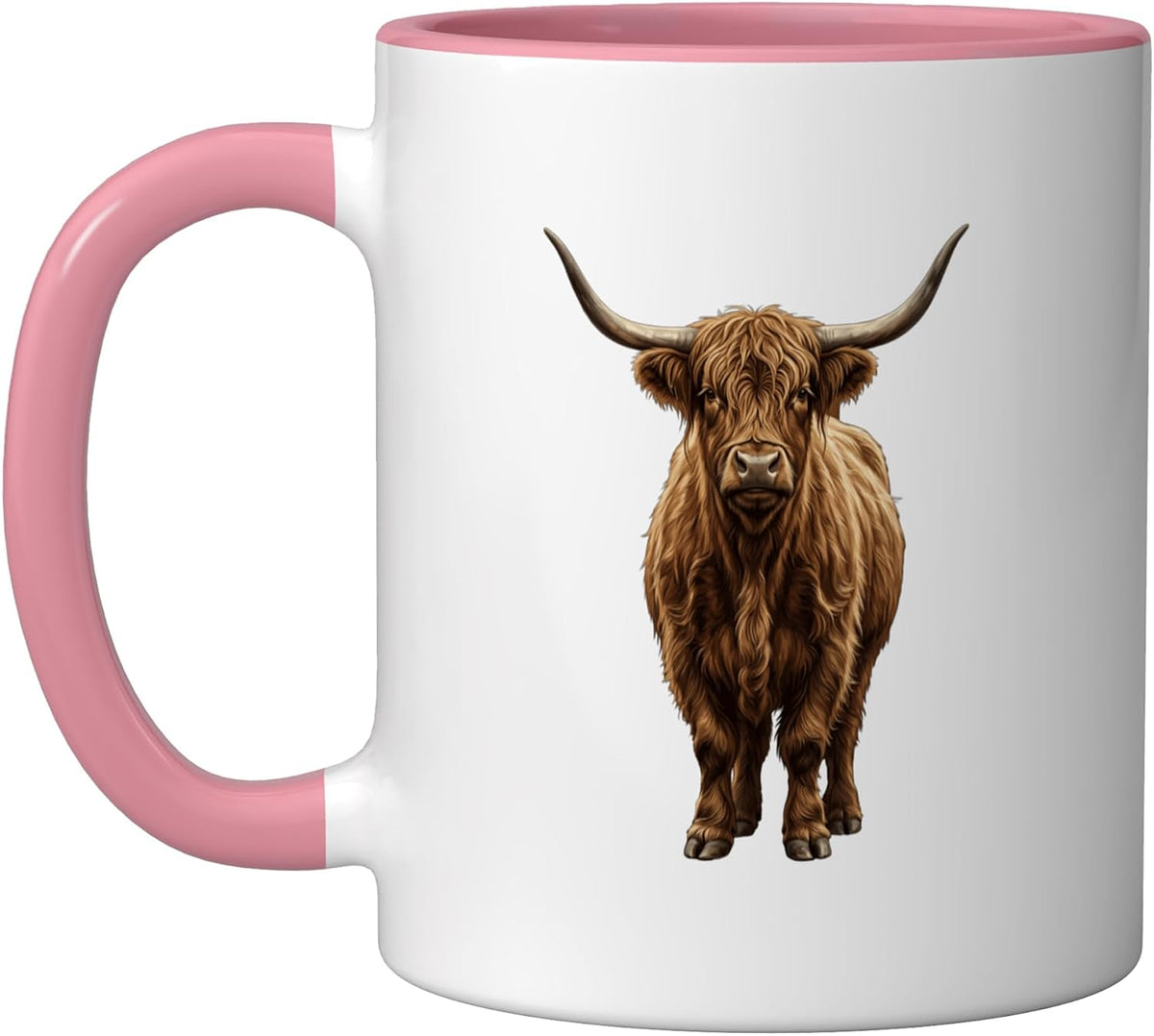 Highland Cow Cute Scottish Highlander Cow Ceramic Mug