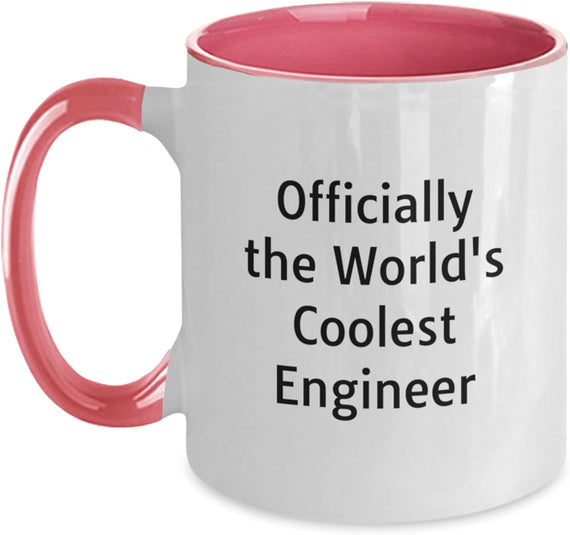 Officially The World's Coolest Engineer Funny Ceramic Mug
