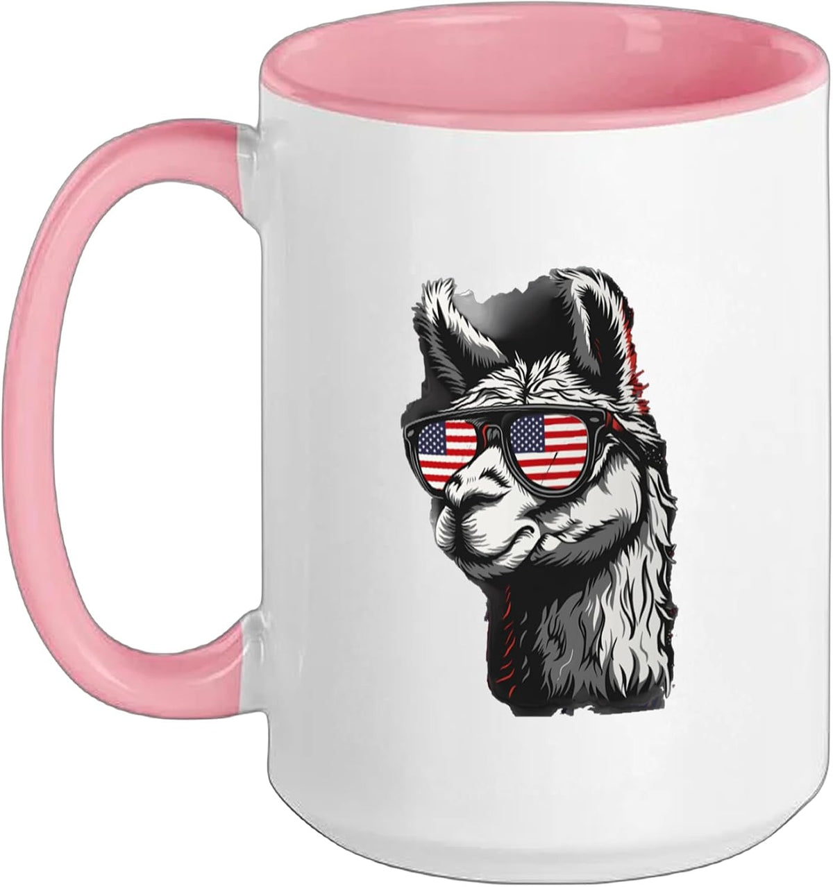 American Flag Usa Flag 4th Of July Patriotic Red White Ceramic Mug