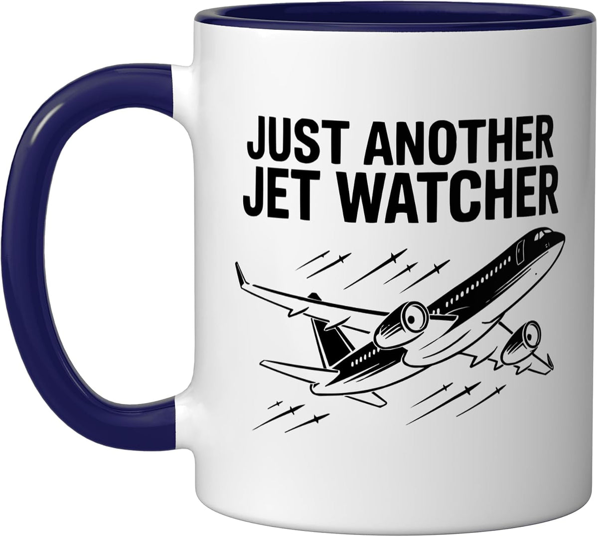 Just Another Jet Watcher Aviation Ceramic Mug