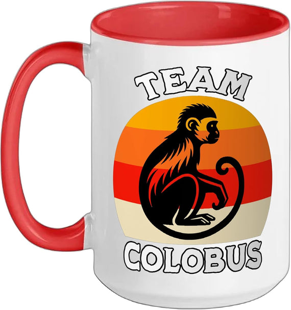 Colobus Team Colobus Monkey Ceramic Mug