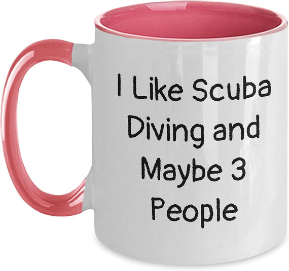 Scuba Diving Enthusiast Funny Gifts For Scuba Diving Ceramic Mug