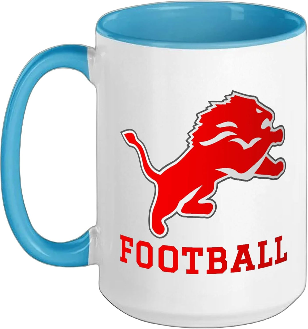 Ponder Lions Football Ceramic Mug