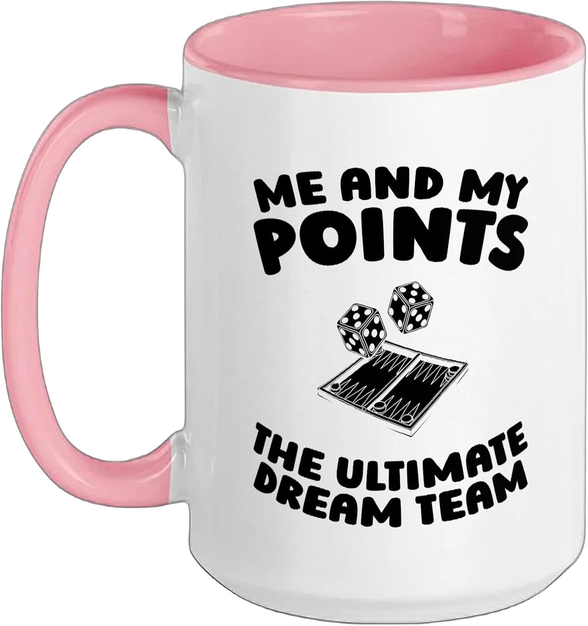 Strategy Dice Board Game - Backgammon Ceramic Mug