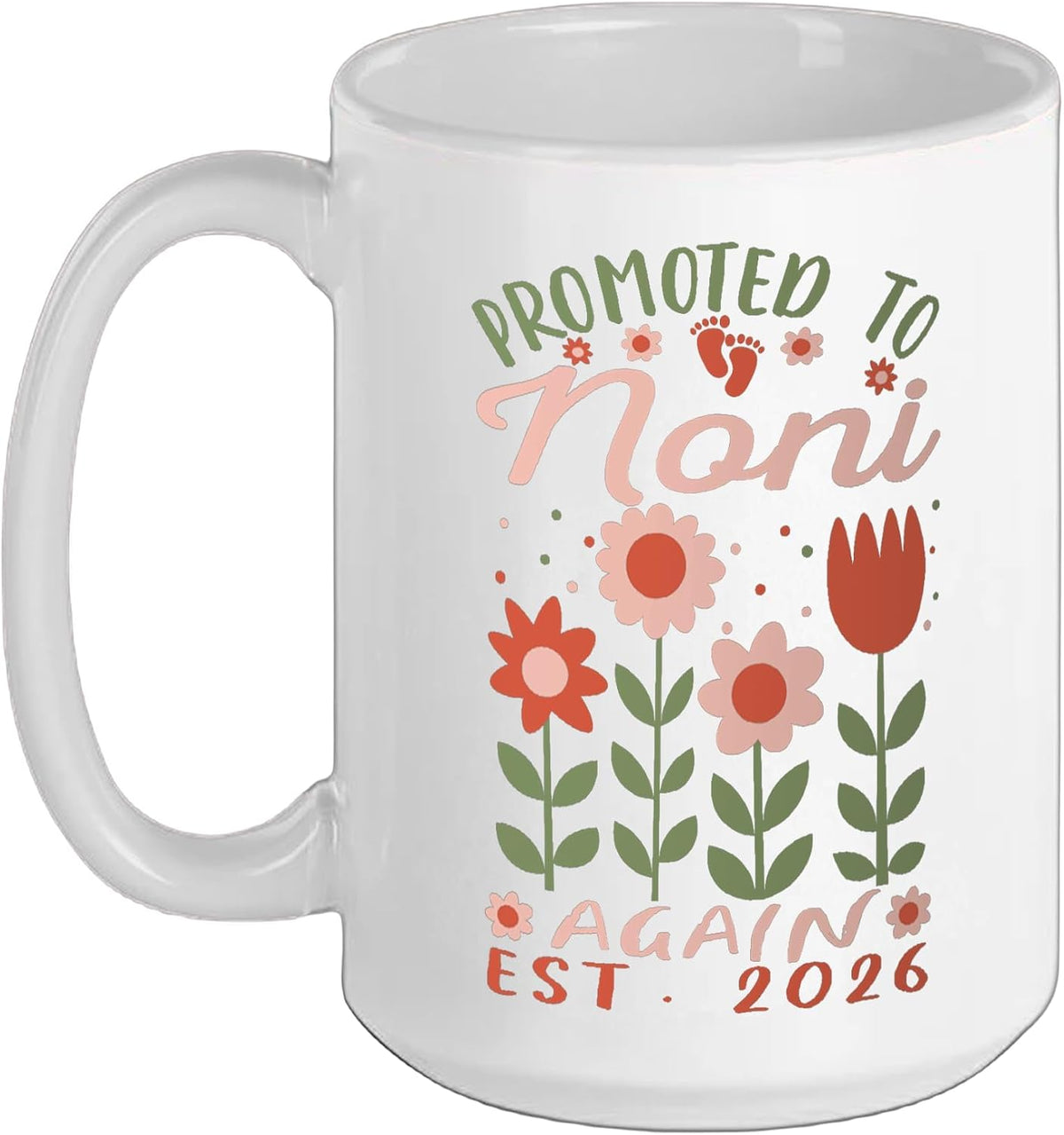 Promoted To Noni Again Est. 2026 Ceramic Mug